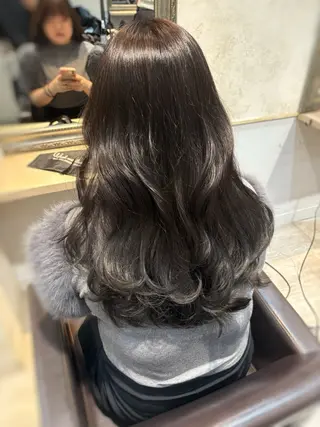 セミロング カラー✨縮毛矯正✨ ハギワラケンタのヘアスタイル