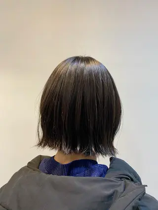 ショート カラー 大人かわいい×艶髪 🤍塩川のヘアスタイル