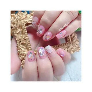 ショート ネイル 👑enen style👑のネイルデザイン