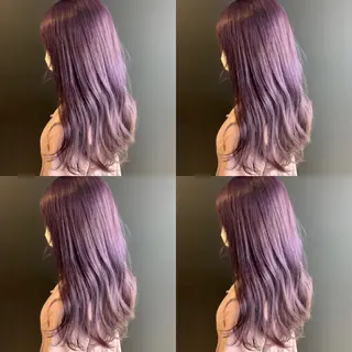 セミロング カラー ✨縮毛矯正✖︎顔周り レイヤー✨ナカムラのヘアスタイル