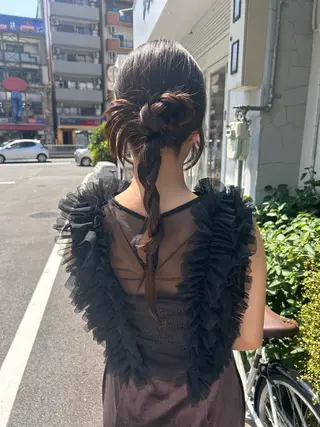 セミロング 木村 あかりのヘアスタイル