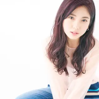 ロング カラー 柚木崎 伸一のヘアスタイル