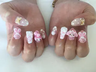 ネイル 💎🐰 saki. m 🐰💎のネイルデザイン