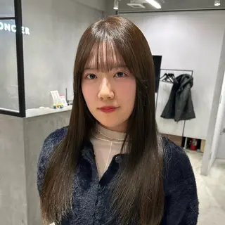 ロング カラー はなか こうすけのヘアスタイル