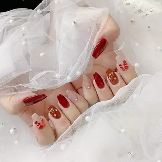 ネイル パーツ全部¥110 サロンミミのネイルデザイン