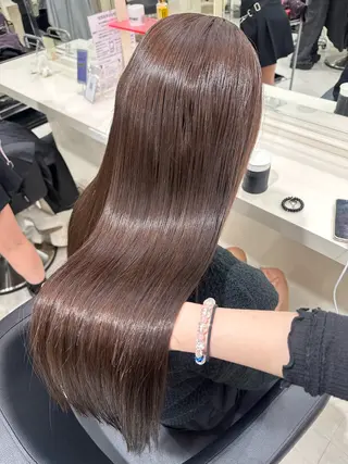 ロング カラー ヘアアレンジ 🎀 yuuka🎀のヘアスタイル