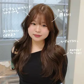 カラー 成田 天音のヘアスタイル