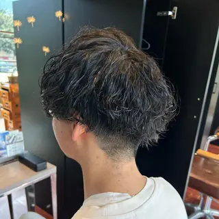 パーマ メンズ 波巻き/ツイスパ/ メンズ特化🐺米山歩のヘアスタイル