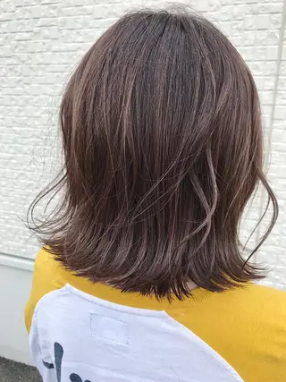 ミディアム カラー 藤井 健のヘアスタイル