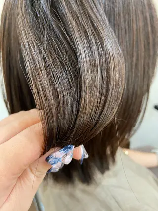 ミディアム Lamana所属・透明感カラー/ 加瀬たまものヘアスタイル