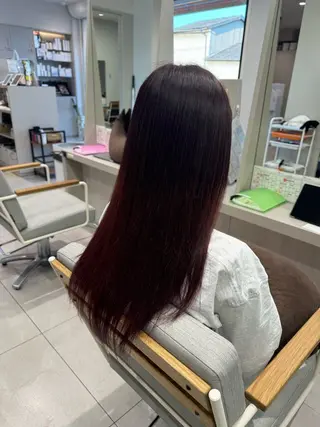 ロング カラー CRECE💫永尾 胡桃のヘアスタイル