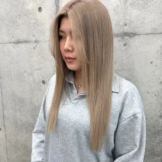 ロング カラー 🌱ブリーチ・透明感 カラー/mapi🦭のヘアスタイル