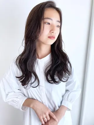 ロング 松田 光雄のヘアスタイル