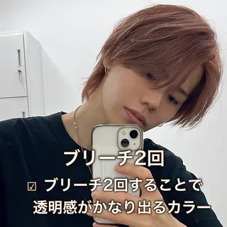 ミディアム カラー メンズ 🏆メンズヘア特化 🥇代表りんぺーのヘアスタイル