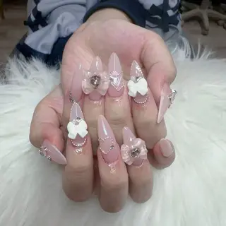 ネイル 🎀nana🫧 ワンホンネイル🎀のネイルデザイン