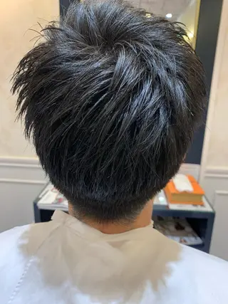 メンズ 粟田 めぐみのヘアスタイル