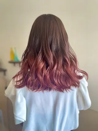 セミロング 嶌田 沙紀のヘアスタイル