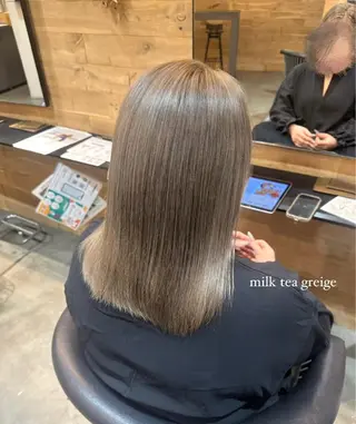 ミディアム カラー aisa ／札幌／艶カラー🎀のヘアスタイル