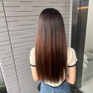 ロング Wカラーヘアアレンジ さあやのヘアスタイル
