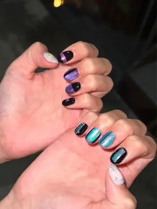 ネイル ⭐︎休業中の練習⭐︎ JNA認定講師髙橋のネイルデザイン