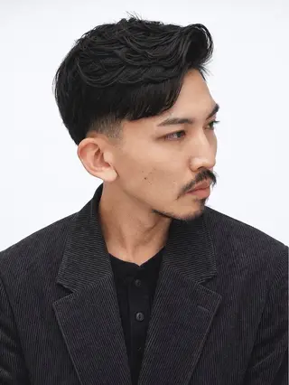 ミディアム メンズカット　佐々木 開のヘアスタイル