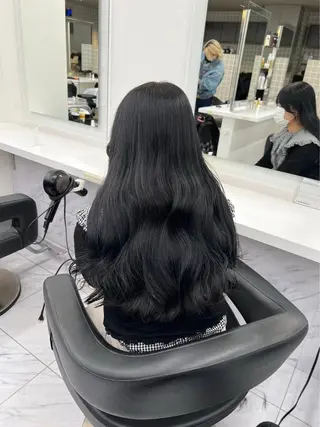 ロング カラー 💙ハイトーン韓国風 色白ヘア💙manaのヘアスタイル