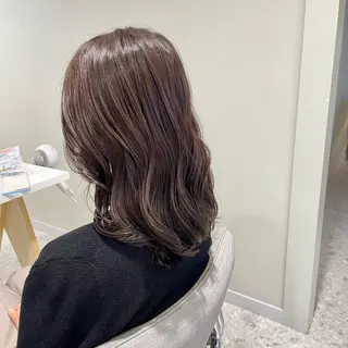 セミロング カラー 【脱白髪染め】【髪質 改善】仲井槙一のヘアスタイル