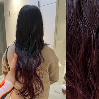 ロング カラー ヘアアレンジ stylist ◎RUKI.のヘアスタイル