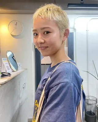 ショート カラー 坂本 裕介/パーマのヘアスタイル