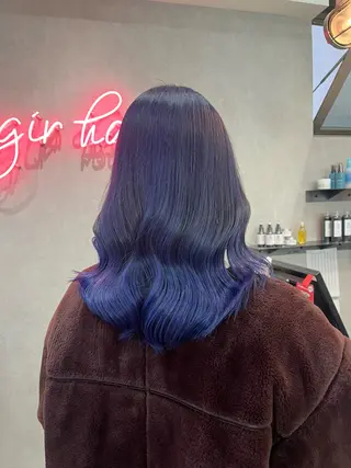 ミディアム カラー 🪽髪質改善矯正 🤍MIU🤍のヘアスタイル