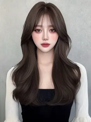 ロング カラー 渋谷韓国ヘア🇰🇷 SAYAKA🩶ᩚのヘアスタイル