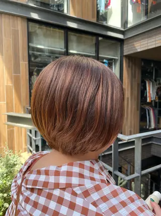 ショート すぐ巻ける縮毛矯正 🍀勝倉　麗のヘアスタイル