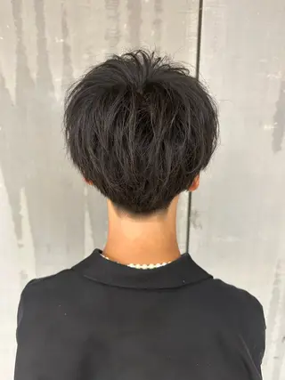 ショート メンズ TELA HAIR 副代表RIKUのヘアスタイル