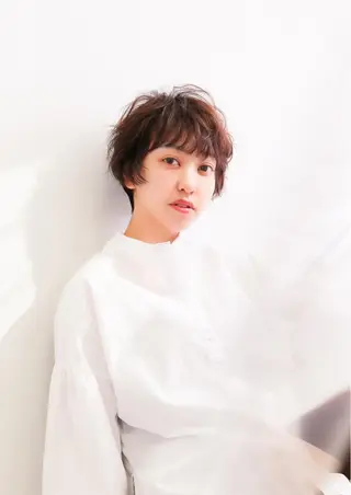 ショート パーマ 美髪矯正/渡辺 りんのヘアスタイル