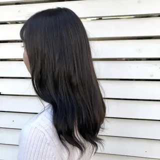 セミロング カラー 菅沢 奈生のヘアスタイル