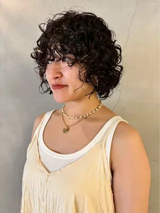 パーマ 中村 衣里のヘアスタイル
