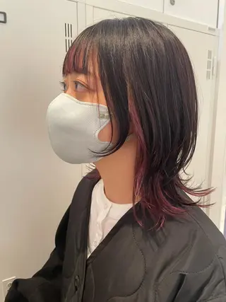 ミディアム 💗モデルカット 募集中のヘアスタイル