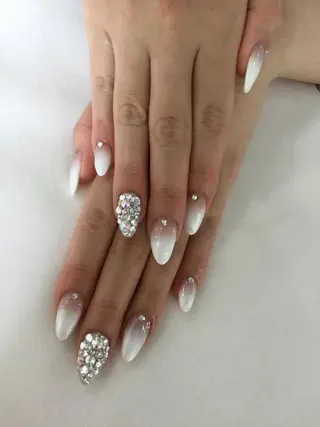 ネイル 💎🐰 saki. m 🐰💎のネイルデザイン