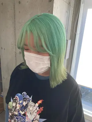 ショート カラー 髪質改善.縮毛矯正 ×韓国ヘアyukiのヘアスタイル