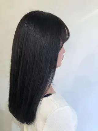 カラー ブリーチカラー🎀 韓国風/寺門美優のヘアスタイル