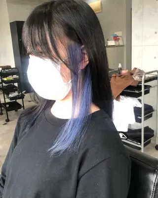 セミロング REVE美容室 REVEマツエクのヘアスタイル