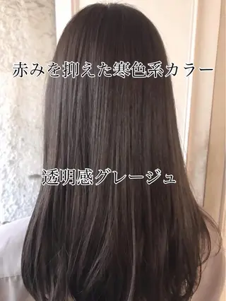 ロング カラー 艶髪/レイヤーカット /髪質改善/清水のヘアスタイル