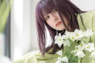 ミディアム 永田 崇のヘアスタイル