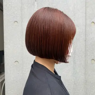 ショート カラー 🪭risa 暖色/レイヤー🪭のヘアスタイル