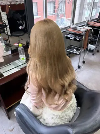 ロング 💎馴染むエクステ× TOMO💎のヘアスタイル