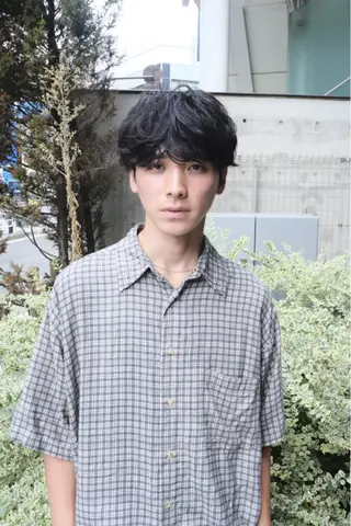パーマ メンズ シャドウパーマ No.1うえちりくのヘアスタイル