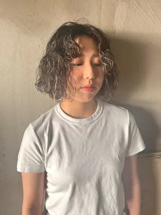 ショート パーマ お任せヘア☘️☘️ 及川渚のヘアスタイル