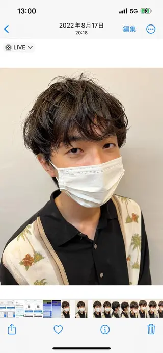 ショート パーマ メンズ 🌟メンズ特化🌟 やまもと　ゆめみの眉毛・アイブロウイメージ