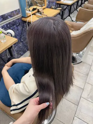 ロング カラー 🍒透明感カラー/ 艶カラー/さくら🍒のヘアスタイル