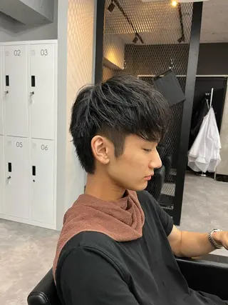 ショート メンズ 釜谷 健二郎のヘアスタイル